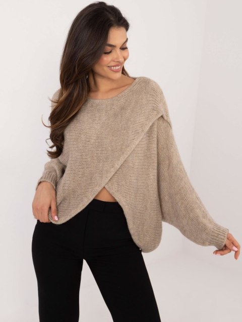 Sweter TW-SW-BI-5067.95 beżowy Sweter TW-SW-BI-5067.95 beżowy