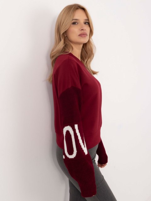 Bluza MI-BL-M5975.26P bordowy