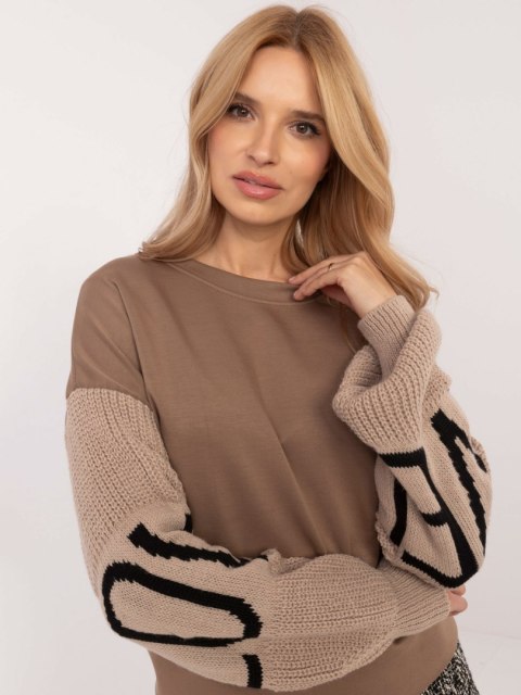 Bluza MI-BL-M5975.26P ciemny bezowy