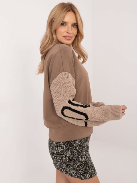 Bluza MI-BL-M5975.26P ciemny bezowy