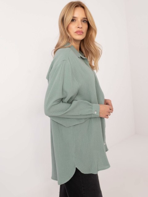 Koszula D70032M11066D3 pistacjowy L/XL
