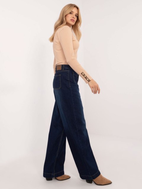 Spodnie jeans D80016BD62456D283 ciemny niebieski XL Spodnie jeans D80016BD62456D283 ciemny niebieski XL