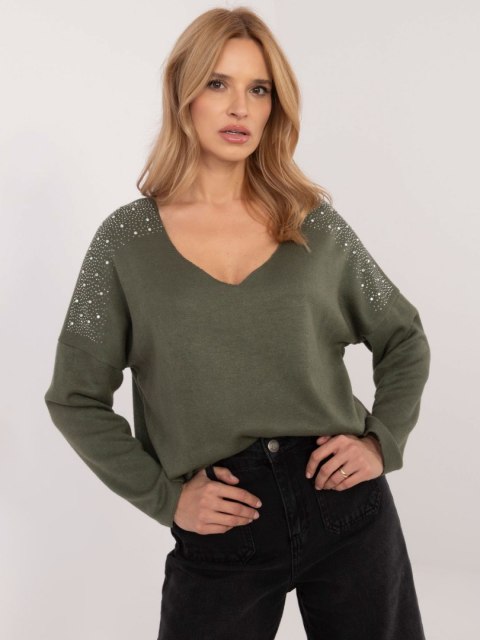 Sweter DHJ-SW-17690.21 khaki