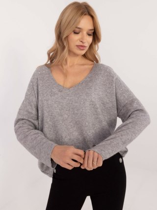 Sweter DHJ-SW-17690.21 szary