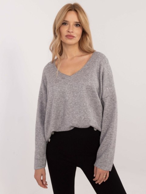 Sweter DHJ-SW-17690.21 szary
