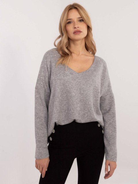 Sweter DHJ-SW-17690.21 szary