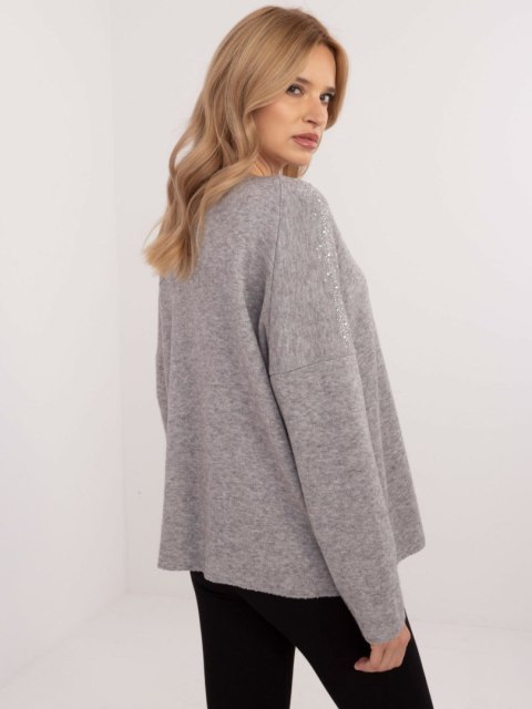 Sweter DHJ-SW-17690.21 szary