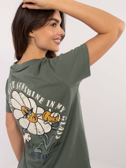 Bluzka D12022AC02645F khaki L