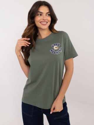 Bluzka D12022AC02645F khaki XS