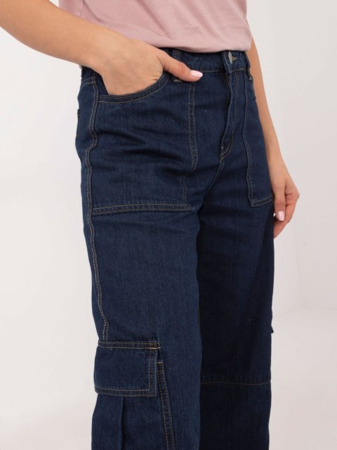Spodnie jeans D80016BD62458D282 granatowy L Spodnie jeans D80016BD62458D282 granatowy L