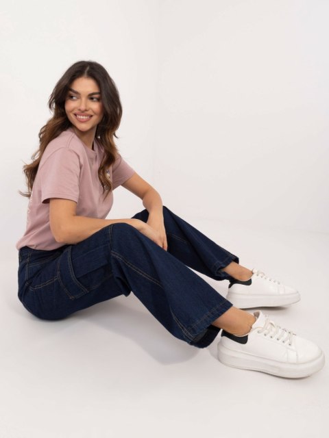 Spodnie jeans D80016BD62458D282 granatowy S Spodnie jeans D80016BD62458D282 granatowy S