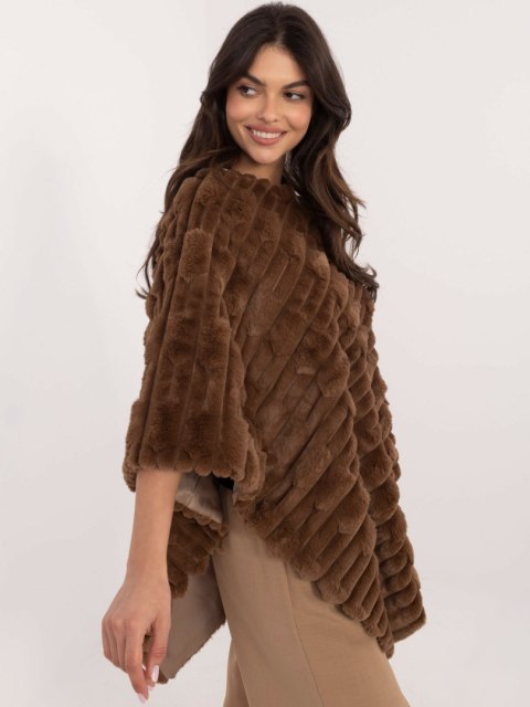 Poncho AT-PN-2347.16 brązowy Poncho AT-PN-2347.16 brązowy