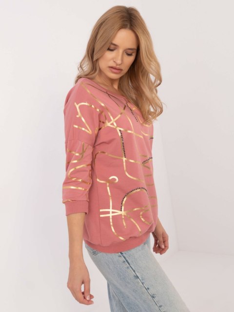 Bluzka CLM-BZ-1257.71 ciemny różowy XL Bluzka CLM-BZ-1257.71 ciemny różowy XL
