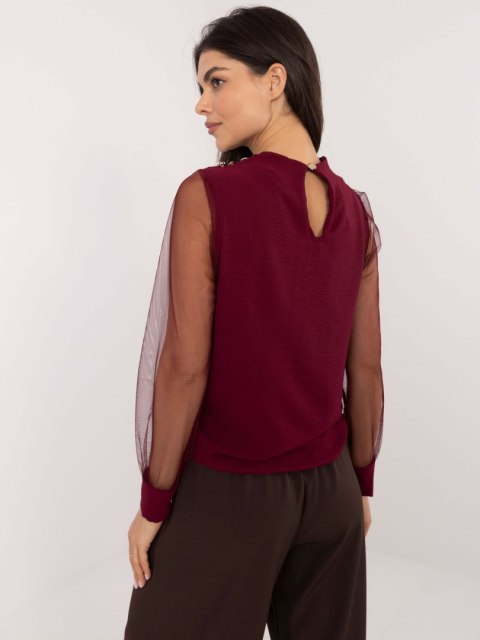 Bluzka MI-BZ-278519.03X bordowy Bluzka MI-BZ-278519.03X bordowy