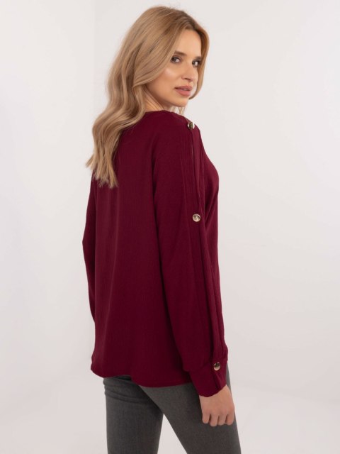 Bluzka MI-BZ-98684.89 bordowy Bluzka MI-BZ-98684.89 bordowy