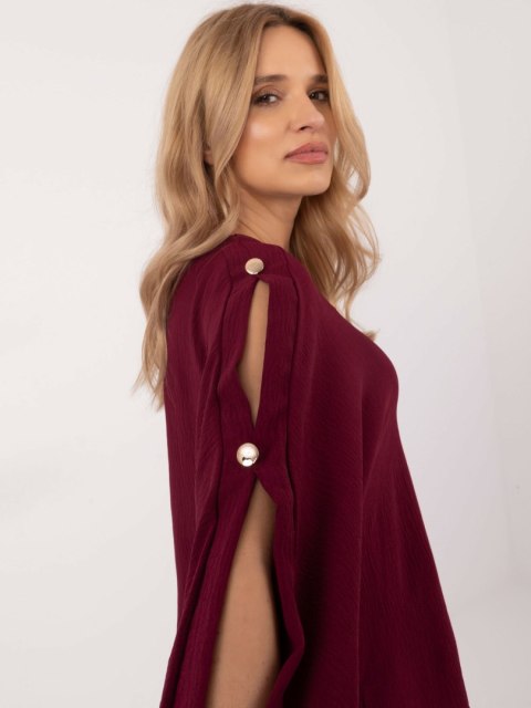Bluzka MI-BZ-98684.89 bordowy Bluzka MI-BZ-98684.89 bordowy