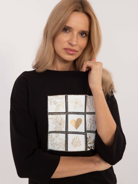 Bluzka CLM-BZ-1268.67 czarny XL Bluzka CLM-BZ-1268.67 czarny XL