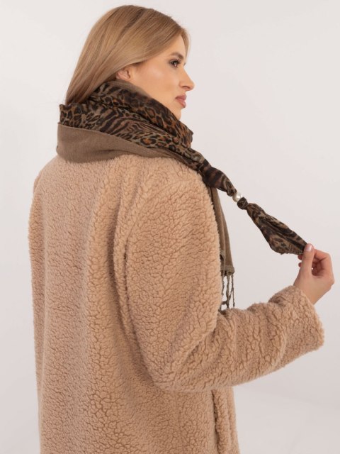 Szalik AT-SZ-0247.83P ciemny bezowy Szalik AT-SZ-0247.83P ciemny bezowy