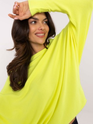 Sweter DHJ-SW-8862.91 fluo żółty