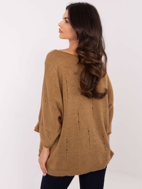 Sweter DHJ-SW-9314.04P camelowy