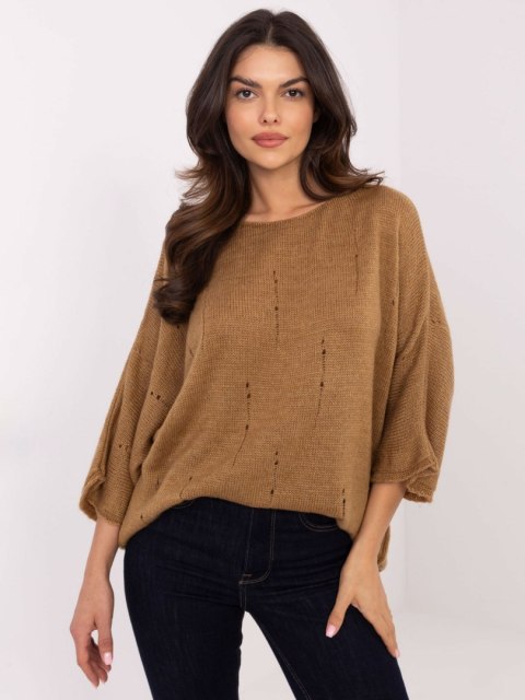 Sweter DHJ-SW-9314.04P camelowy