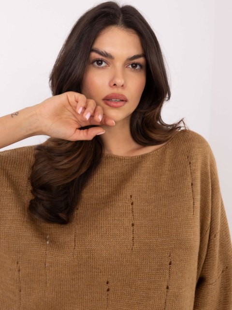Sweter DHJ-SW-9314.04P camelowy