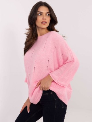 Sweter DHJ-SW-9314.04P jasny różowy