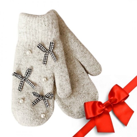 Rękawiczki CUTE szare REK104 Rękawiczki CUTE szare REK104