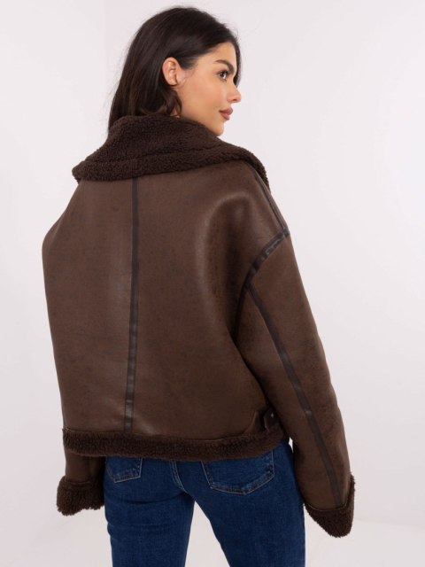 Kurtka NM-KR-D5620-3.30 ciemny brązowy M/L Kurtka NM-KR-D5620-3.30 ciemny brązowy M/L