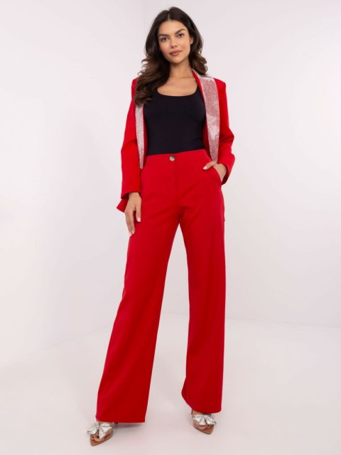 Spodnie LK-SP-509755.04 czerwony 40 Spodnie LK-SP-509755.04 czerwony 40
