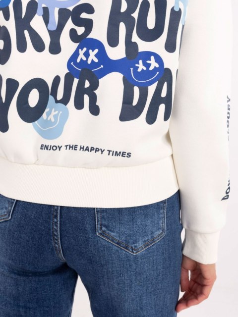 Bluza D10600T02695A biały XS Bluza D10600T02695A biały XS
