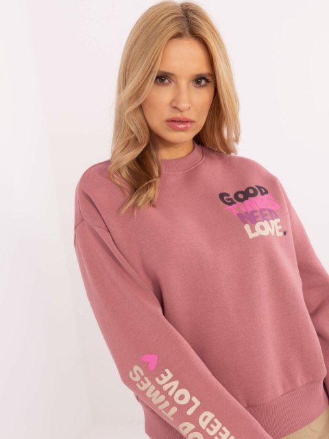 Bluza D10600T02695A ciemny różowy L
