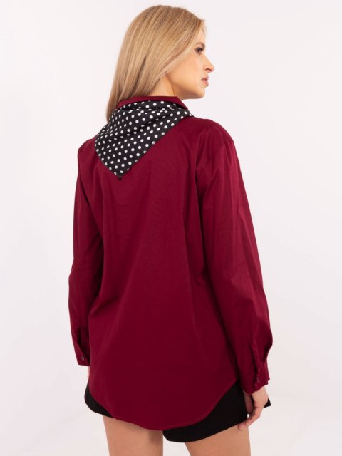 Koszula DHJ-KS-20172.36P bordowy