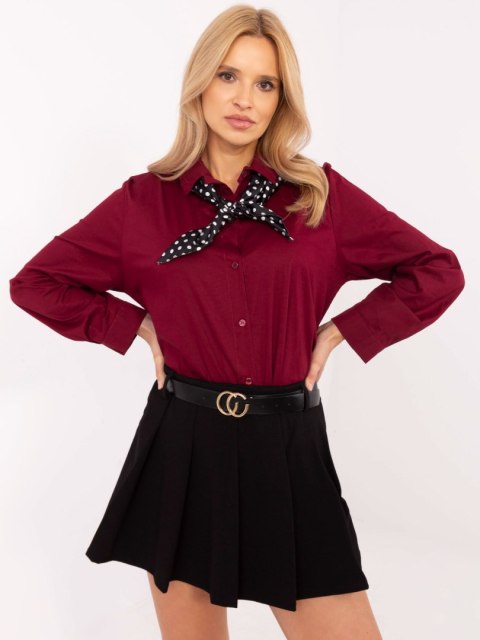 Koszula DHJ-KS-20172.36P bordowy