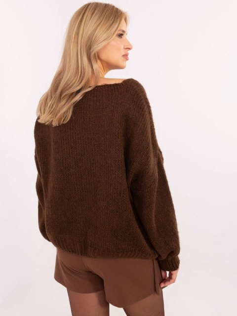 Sweter MI-SW-0412.26 brązowy