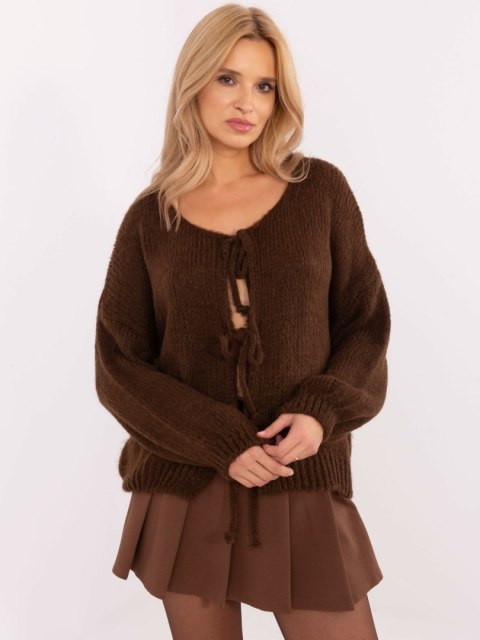 Sweter MI-SW-0412.26 brązowy