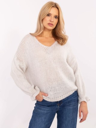 Sweter MI-SW-64109.15X jasny szary