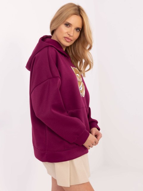 Bluza DHJ-BL-A8695-1.16 fioletowy