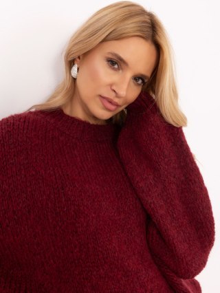 Sweter TW-SW-BI-3565.69 bordowy