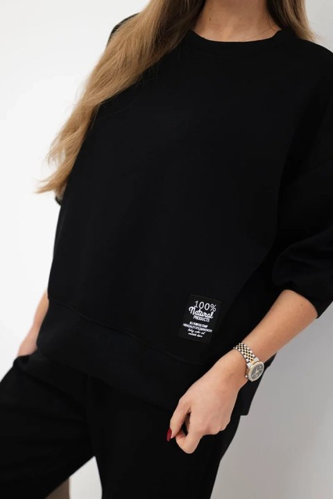 Komplet masełko, wygodny bluza i spodnie czarny, cosual Komplet masełko, wygodny bluza i spodnie czarny, cosual