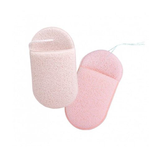Gąbeczka do mycia twarzy na mokro, delikatny peeling 6,5x11cm 2 szt GB19 Gąbeczka do mycia twarzy na mokro, delikatny peeling 6,5x11cm 2 szt GB19