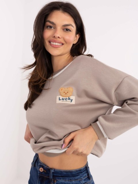Bluza MI-BL-58323.71P ciemny bezowy