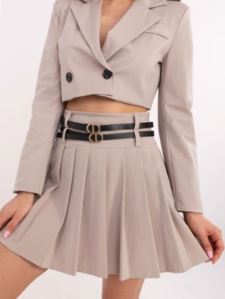 Spódnica DHJ-SD-8765.26 ciemny bezowy S/M