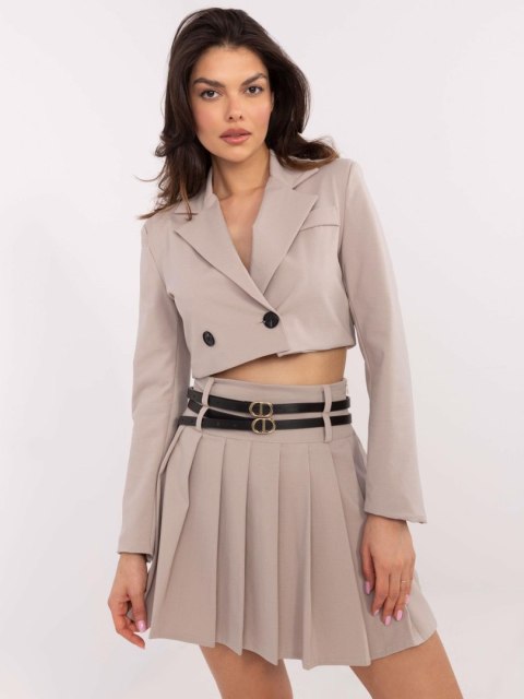 Spódnica DHJ-SD-8765.26 ciemny bezowy S/M