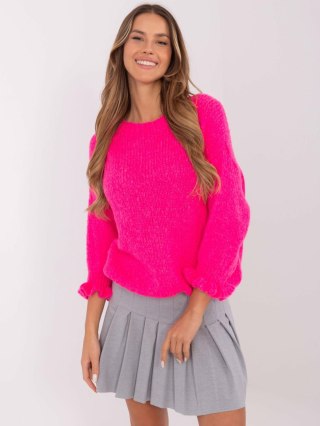 Sweter MI-SW-2912.10X fluo różowy