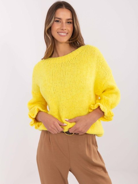 Sweter MI-SW-2912.10X żółty