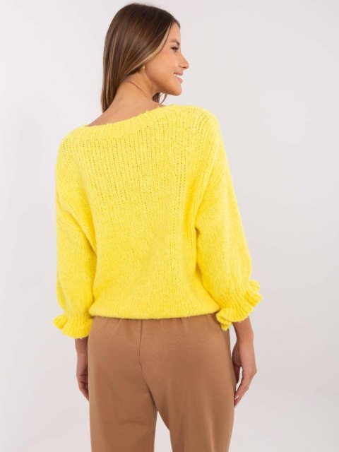Sweter MI-SW-2912.10X żółty