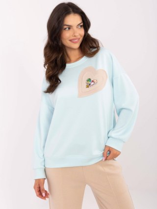 Bluza DHJ-BL-20322.72 jasny niebieski
