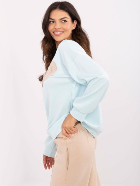 Bluza DHJ-BL-20322.72 jasny niebieski