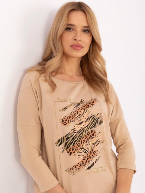 Bluzka CLM-BZ-0052.37 camelowy M